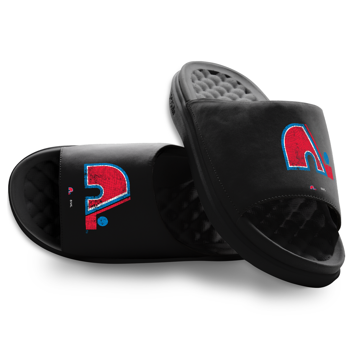 Unisex ISlide Quebec Nordiques Vintage Logo Motive Slide Sandals