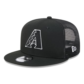 Men's New Era Black Arizona Diamondbacks 9FIFTY Adjustable Trucker Hat