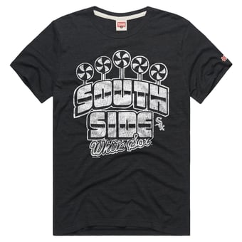 Men's Homage Charcoal Chicago White Sox Tri-Blend Hyperlocal T-Shirt