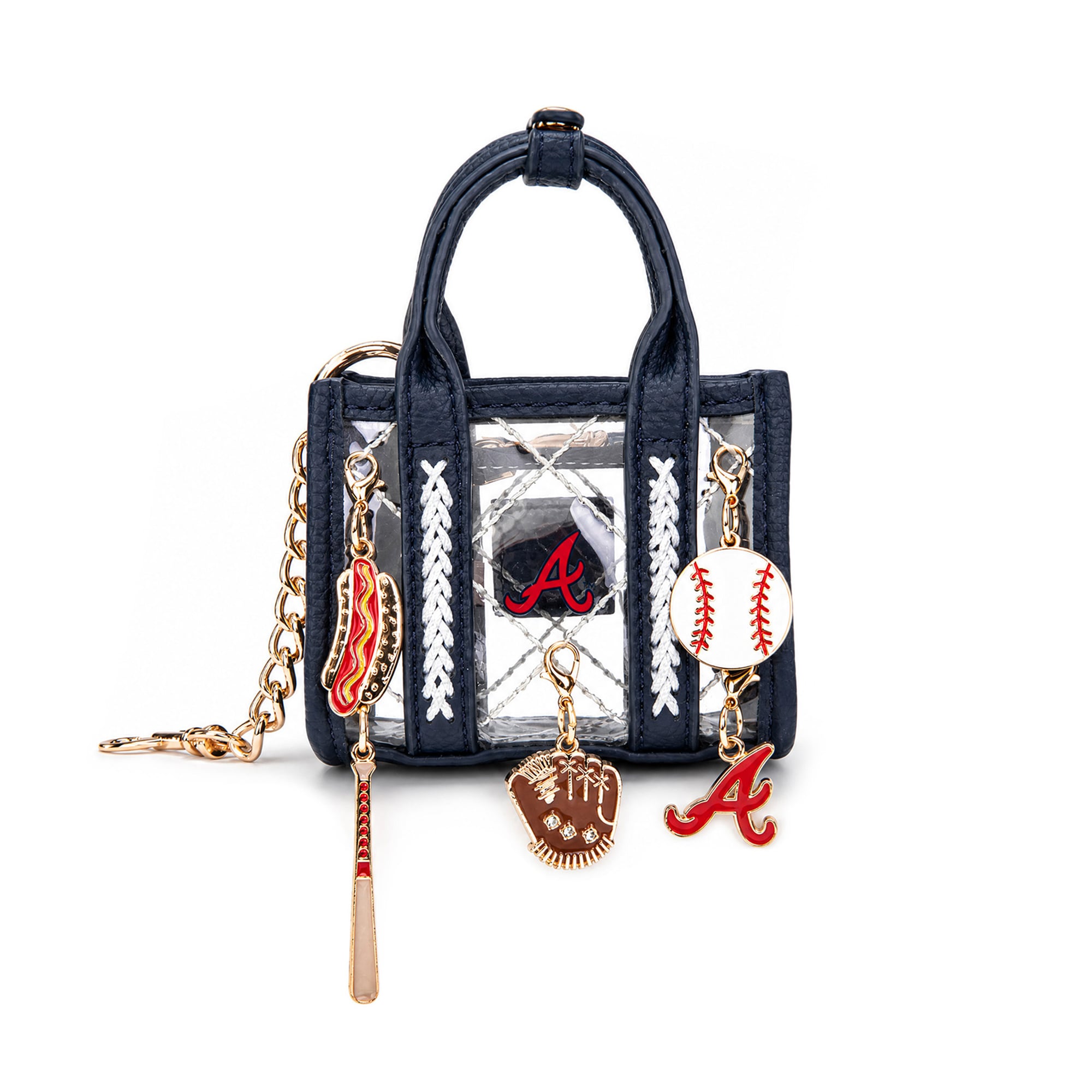 Montana West Atlanta Braves Clear Bag Charm