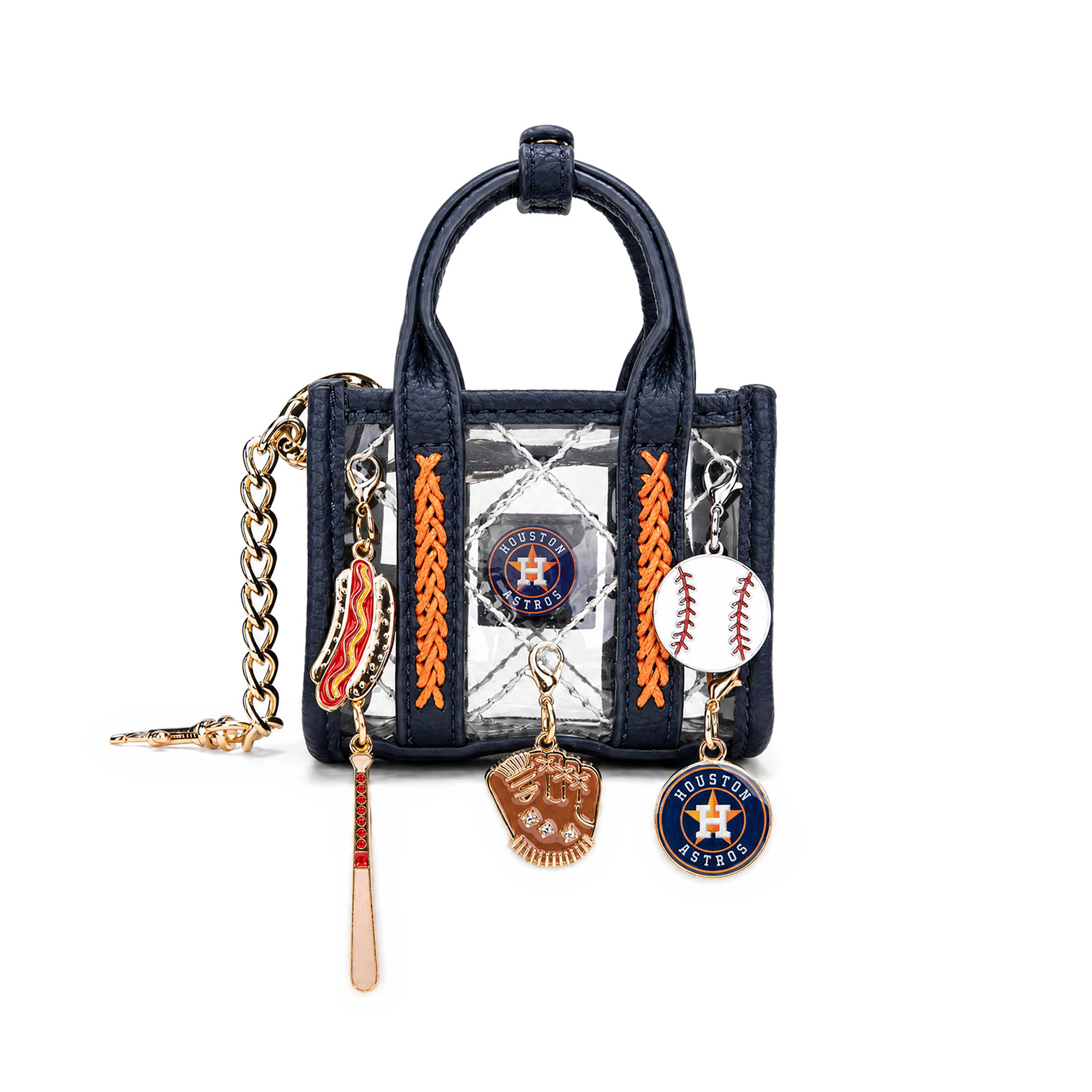 Montana West Houston Astros Clear Bag Charm