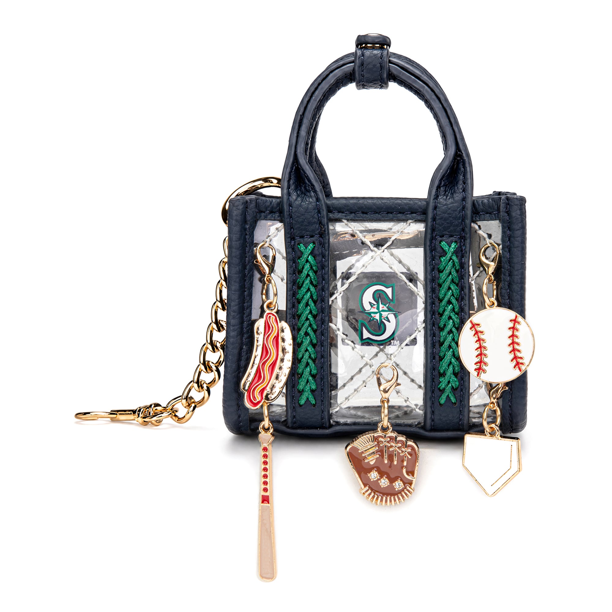 Montana West Seattle Mariners Clear Bag Charm
