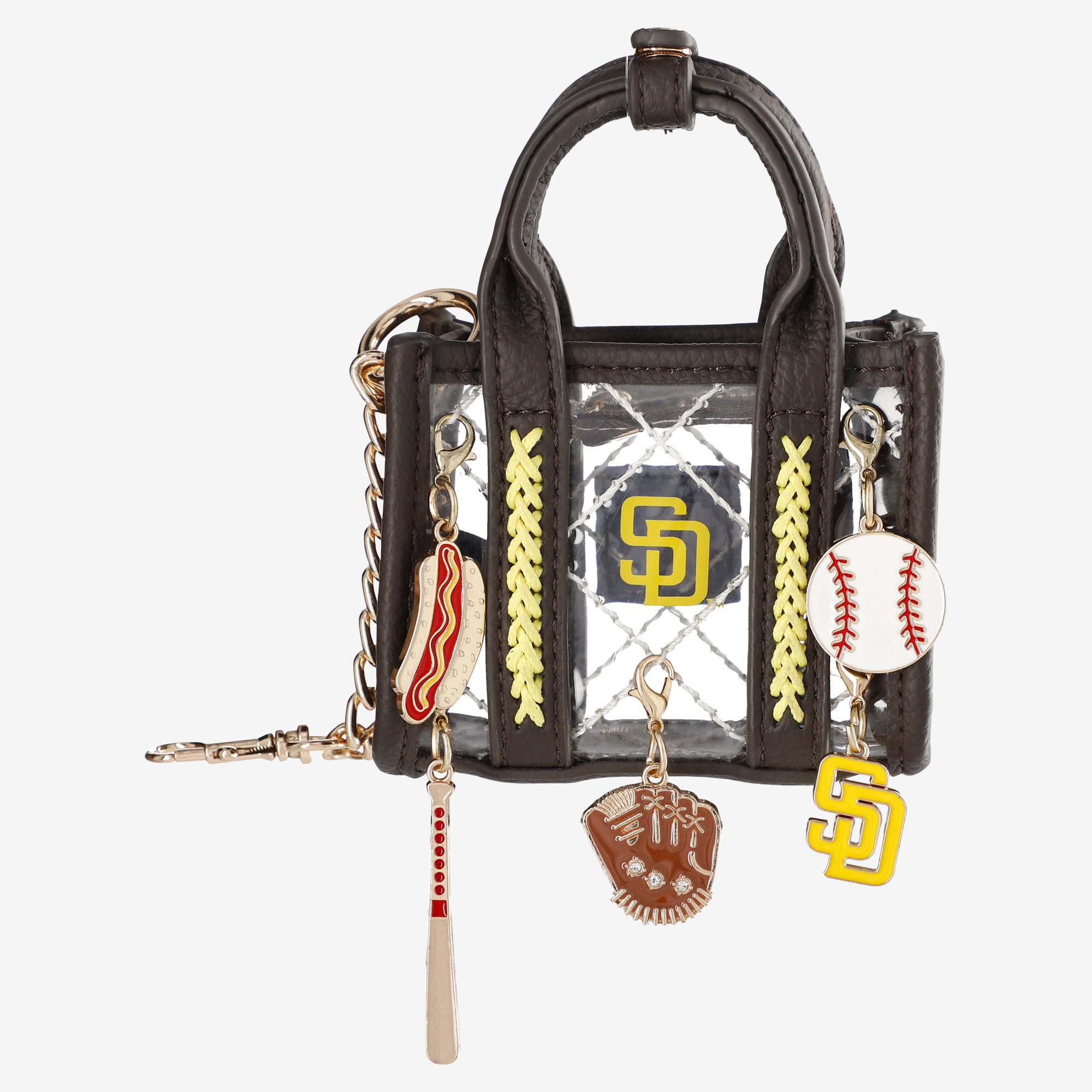 Montana West San Diego Padres Clear Bag Charm
