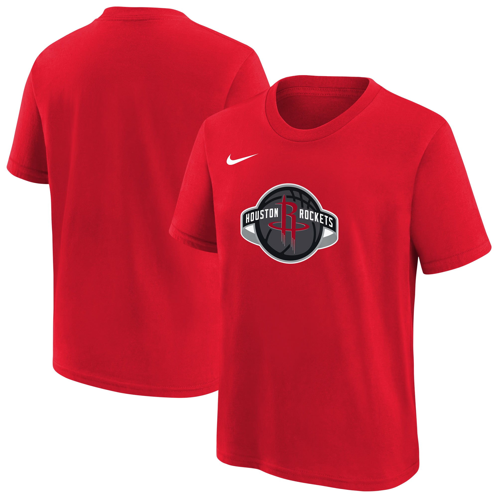 Youth Nike  Red Houston Rockets Team Essential Logo T-Shirt