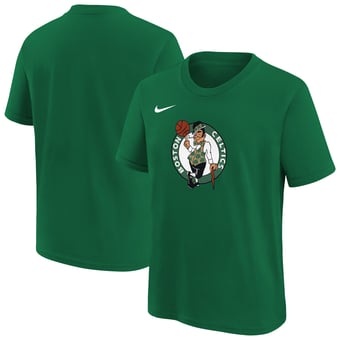 Youth Nike  Kelly Green Boston Celtics Team Essential Logo T-Shirt