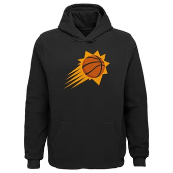 Youth Outerstuff Black Phoenix Suns Primary Logo Pullover Hoodie