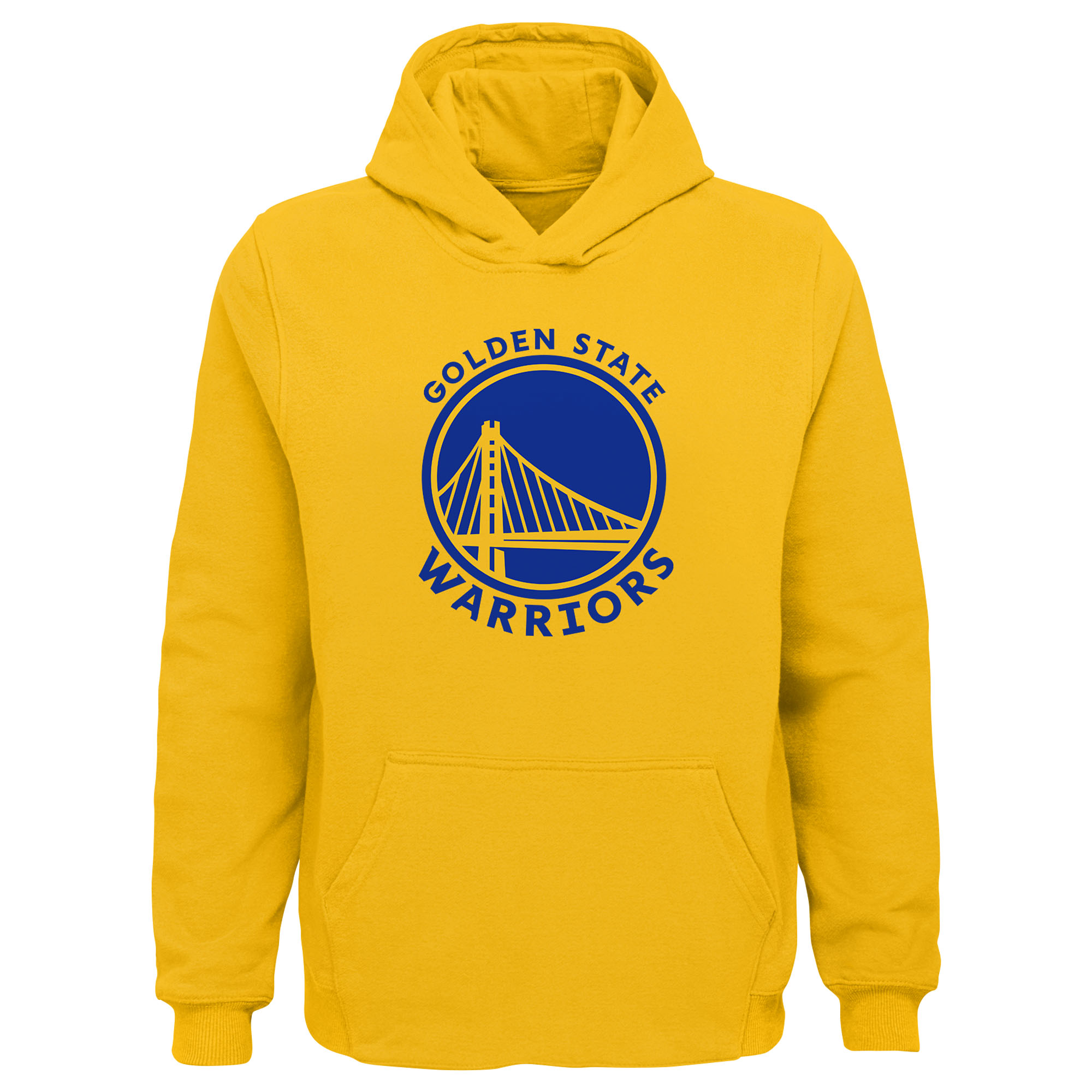 Outerstuff Big Boys' and Girls' Gold Golden State Warriors Primary Logo Pullover Hoodie - Gold