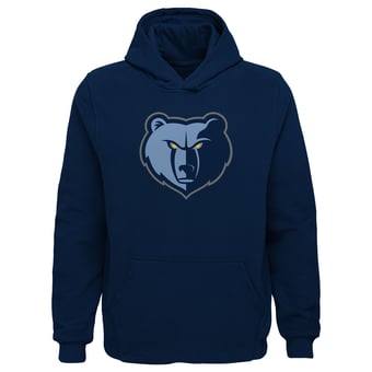 Youth Outerstuff Navy Memphis Grizzlies Primary Logo Pullover Hoodie