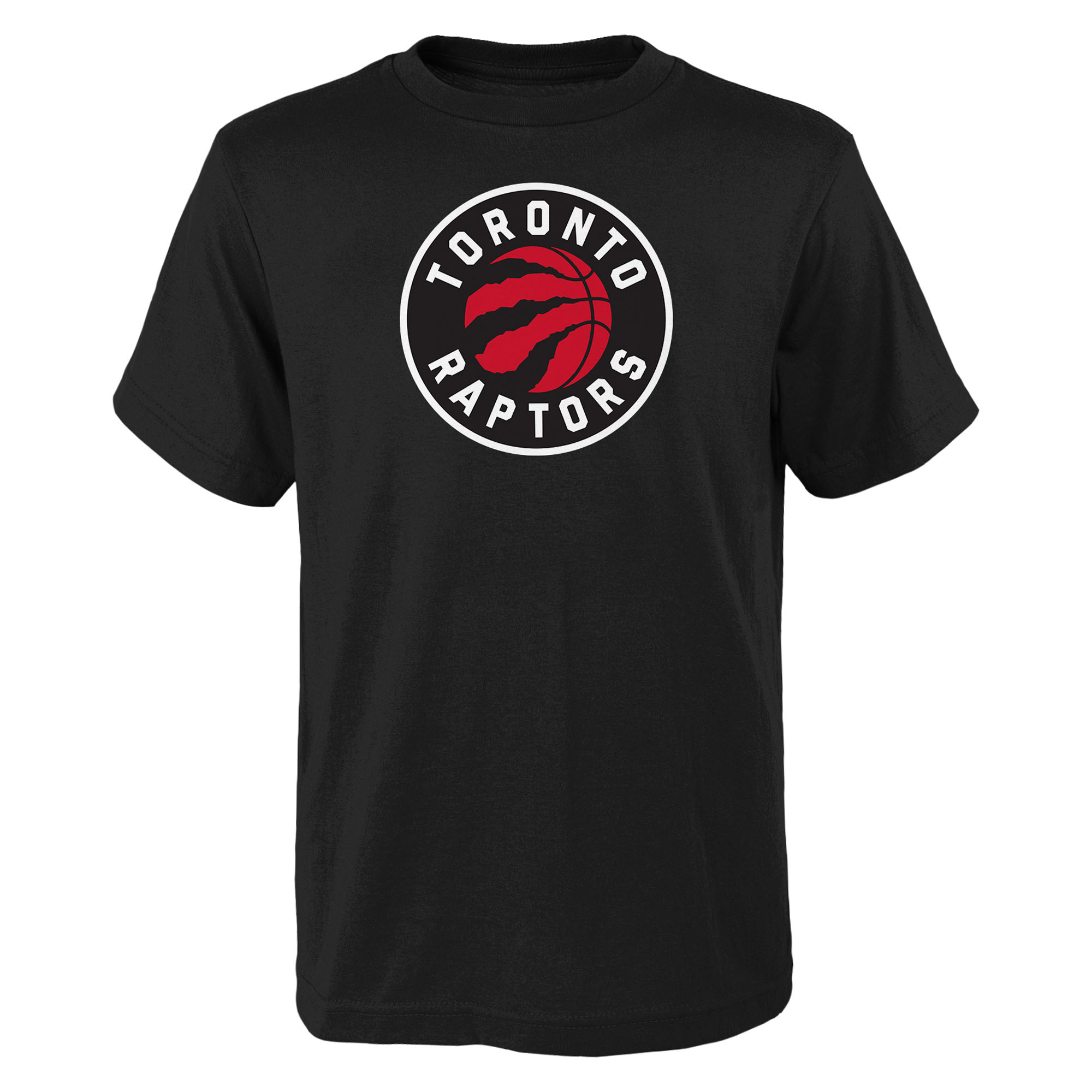 Outerstuff Big Boys' and Girls' Black Toronto Raptors Primary Logo T-Shirt - Black