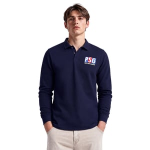 Polo à manches longues PSG Timeless - Bleu, vue 2