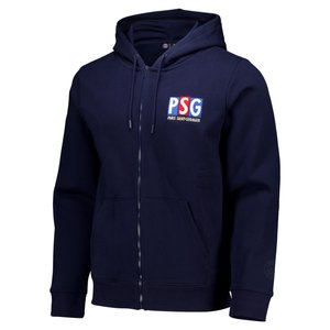 Sweat à capuche zippé PSG Timeless - Bleu, vue 4
