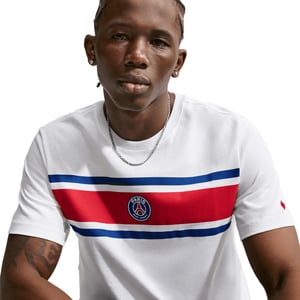 T-Shirt PSG Nike Crest - Blanc, vue 4