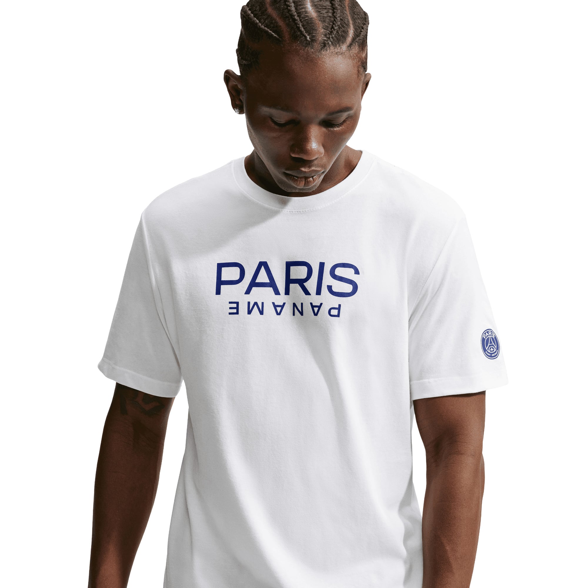 PSG Nike City T-Shirt - White/Old Royal