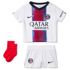 Ensemble 3 pièces Replica Nike Football Paris Saint-Germain 2026/27 Stadium Extérieur pour bébé et tout-petit - Blanc, vue 4