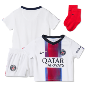 Ensemble 3 pièces Replica Nike Football Paris Saint-Germain 2026/27 Stadium Extérieur pour bébé et tout-petit - Blanc, vue 2