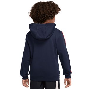 Sweat à capuche PSG Nike Fleece - Bleu - Enfant, vue 3