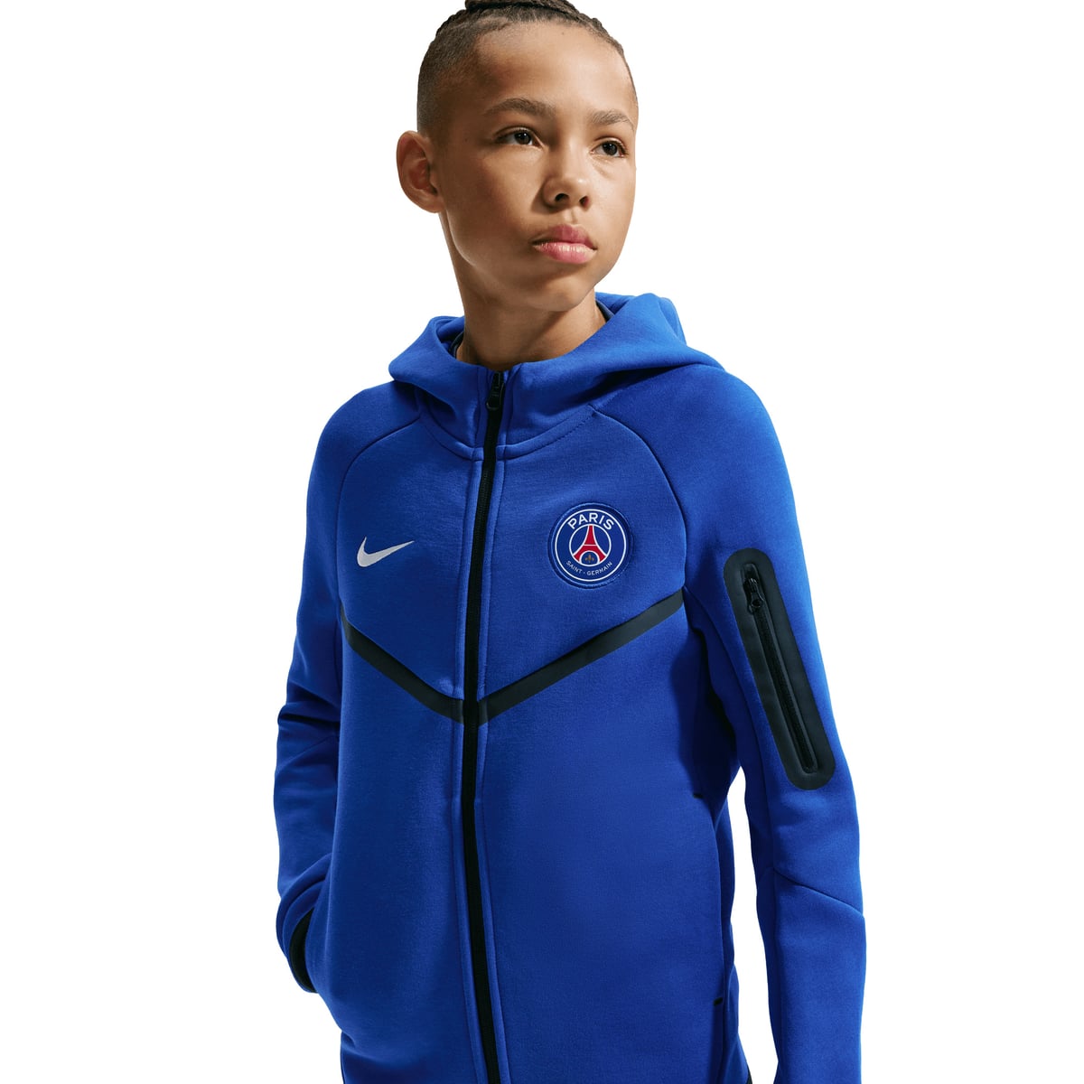 Veste PSG Nike Tech Fleece - Bleu - Enfant