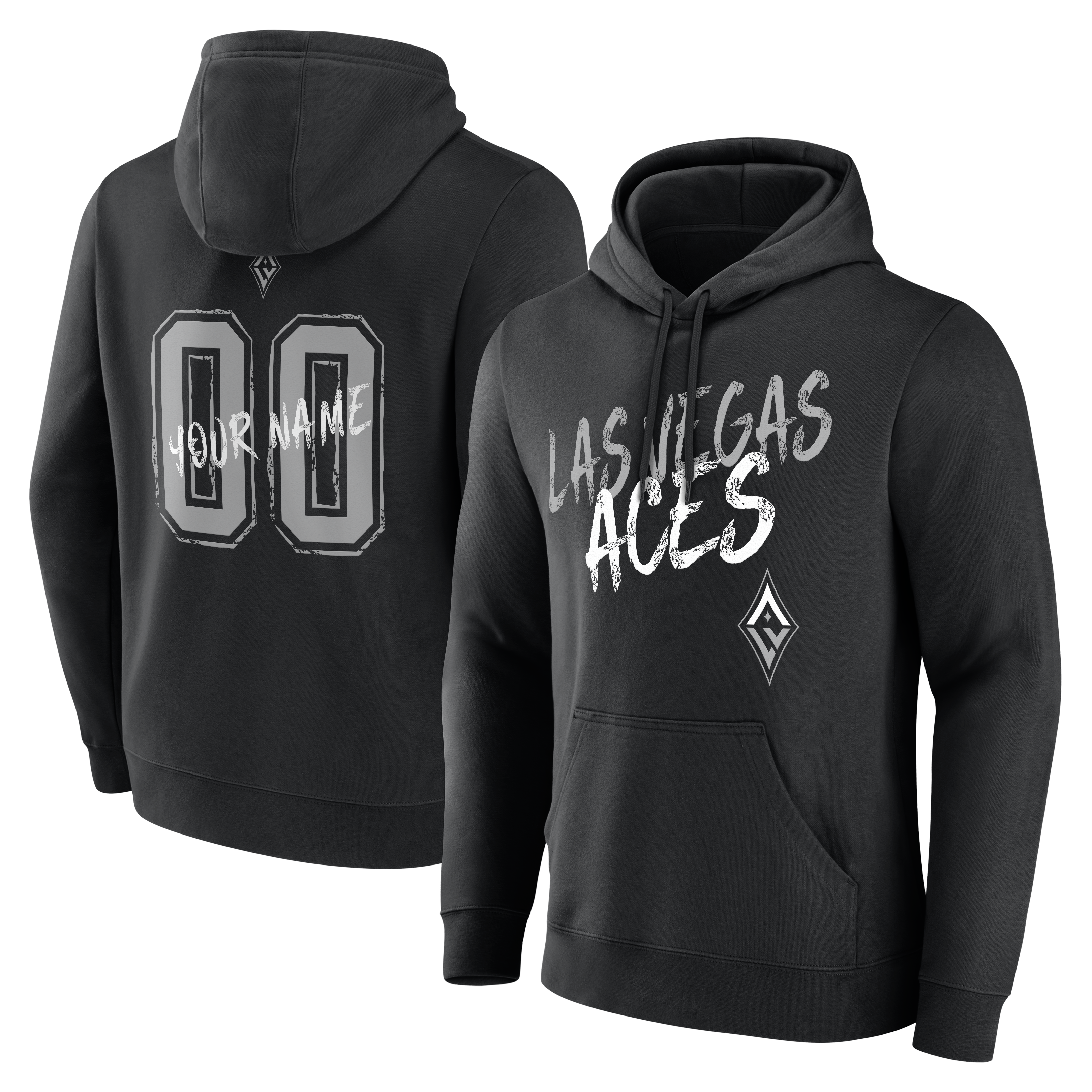 Men’s Black Las Vegas Aces Big & Tall Hustle Personalized Name & Number Hoodie Men’s Black Las Vegas Aces Big & Tall Hustle Personalized Name & Number Hoodie
