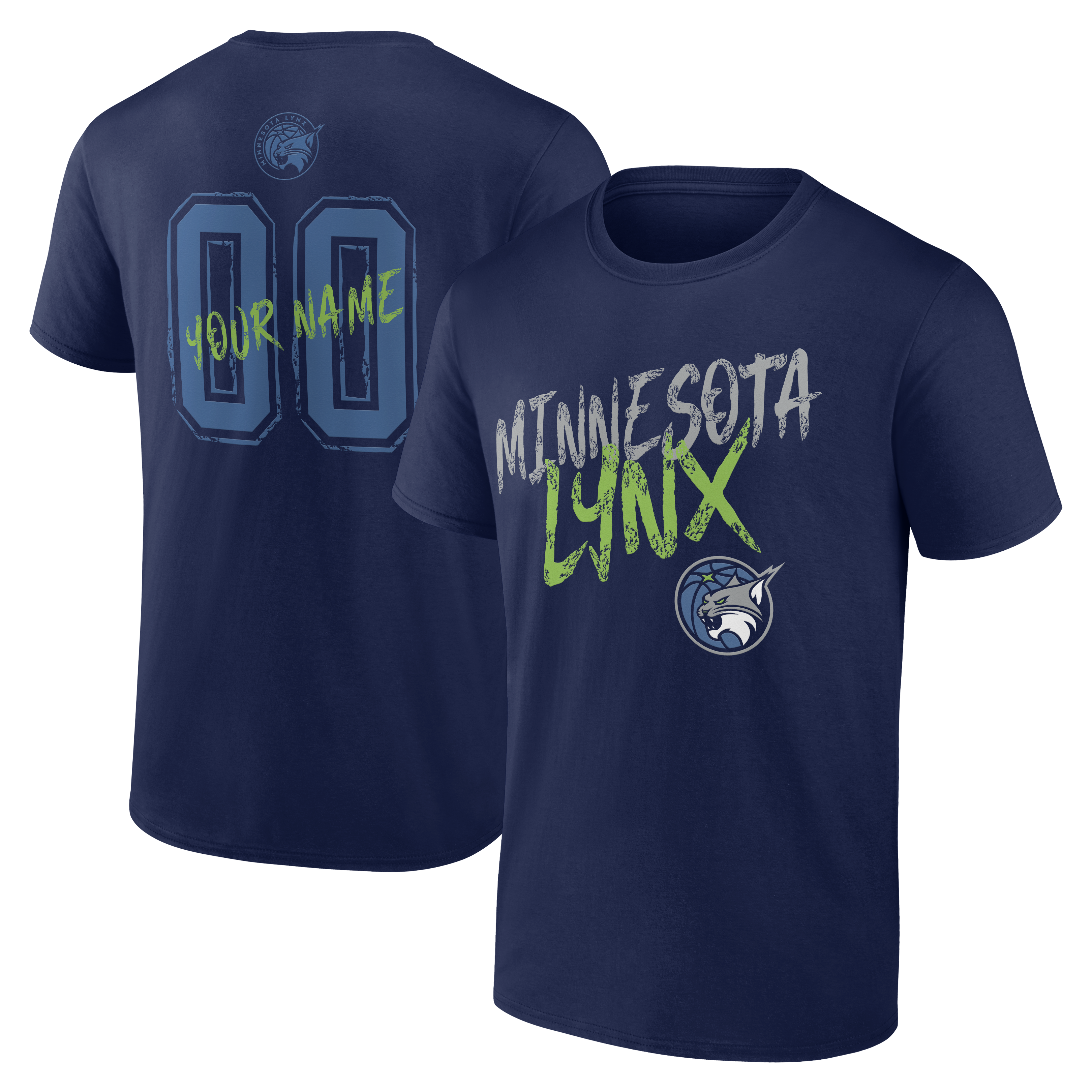 Men’s Navy Minnesota Lynx Big & Tall Hustle Personalized Name & Number T-Shirt Men’s Navy Minnesota Lynx Big & Tall Hustle Personalized Name & Number T-Shirt