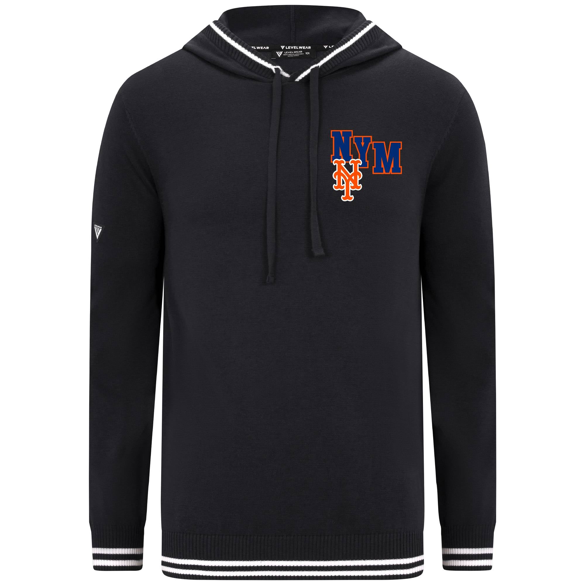 Men's Levelwear  Black New York Mets Sportsman Hoodie