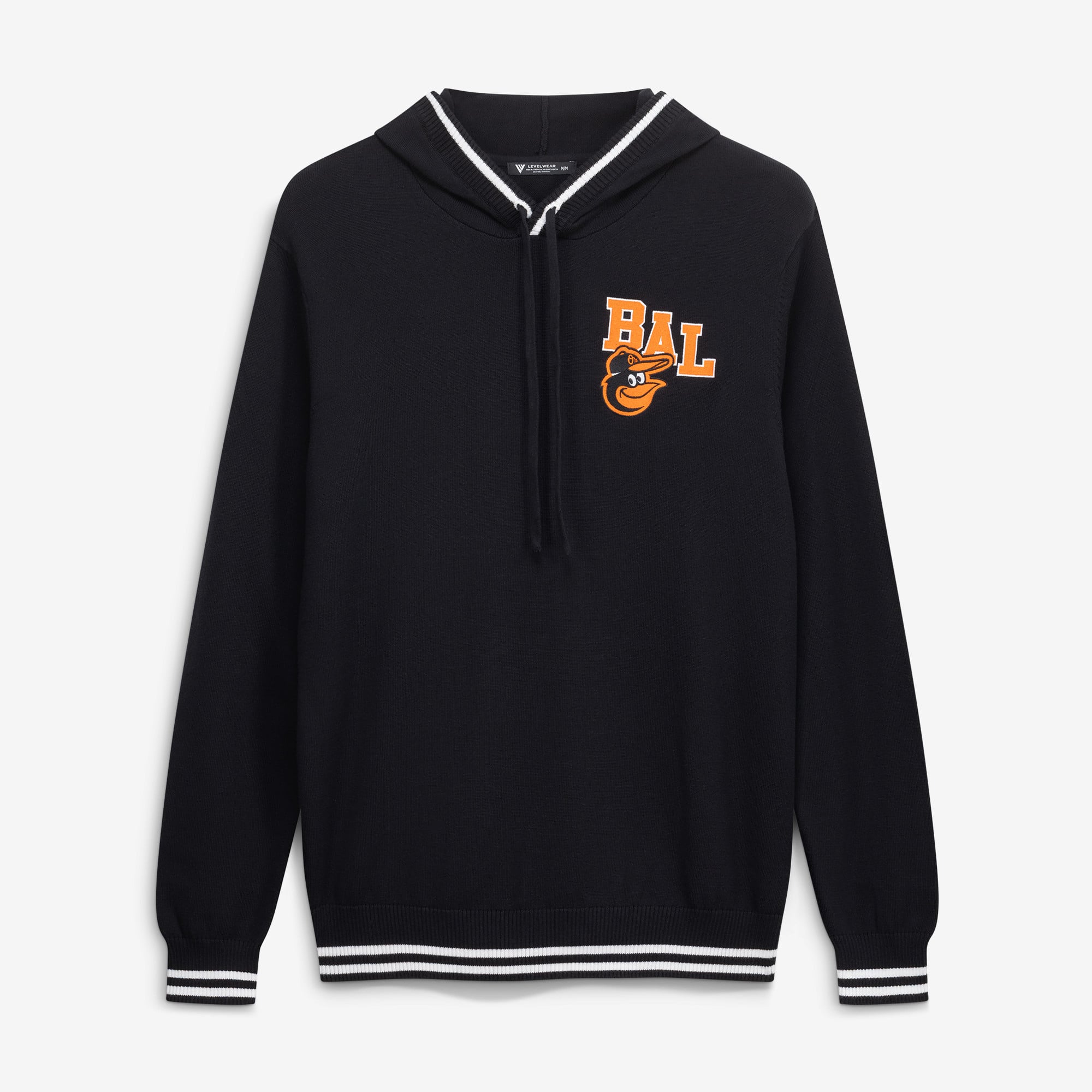 Men's Levelwear  Black Baltimore Orioles Sportsman Hoodie