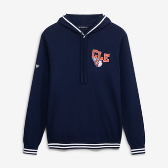 Men's Levelwear  Navy Cleveland Guardians Sportsman Hoodie