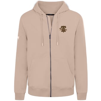Men's Levelwear  Khaki Philadelphia Phillies Podium Full-Zip Hoodie