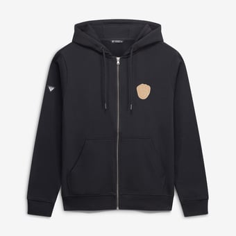 Men's Levelwear  Black Milwaukee Brewers Podium Full-Zip Hoodie