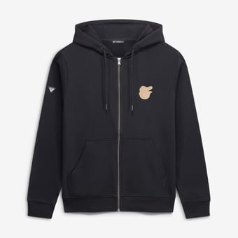 Men's Levelwear  Black Baltimore Orioles Podium Full-Zip Hoodie