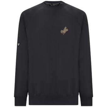 Men's Levelwear  Black Los Angeles Dodgers Connect Logo Sweatshirt