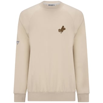 Men's Levelwear  Khaki Los Angeles Dodgers Connect Logo Sweatshirt