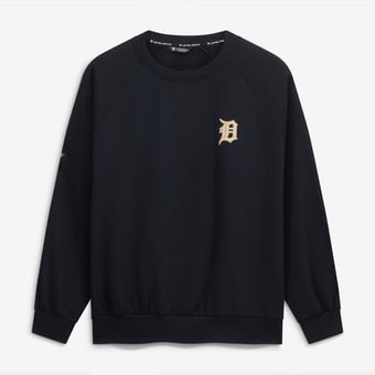 Men's Levelwear  Black Detroit Tigers Connect Logo Sweatshirt