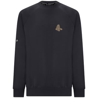 Men's Levelwear  Black Boston Red Sox Connect Logo Sweatshirt