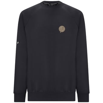 Men's Levelwear  Black New York Yankees Connect Logo Sweatshirt