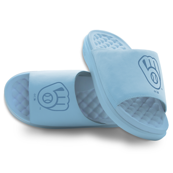 Unisex ISlide Milwaukee Brewers Tonal Logo Motive Slide Sandals