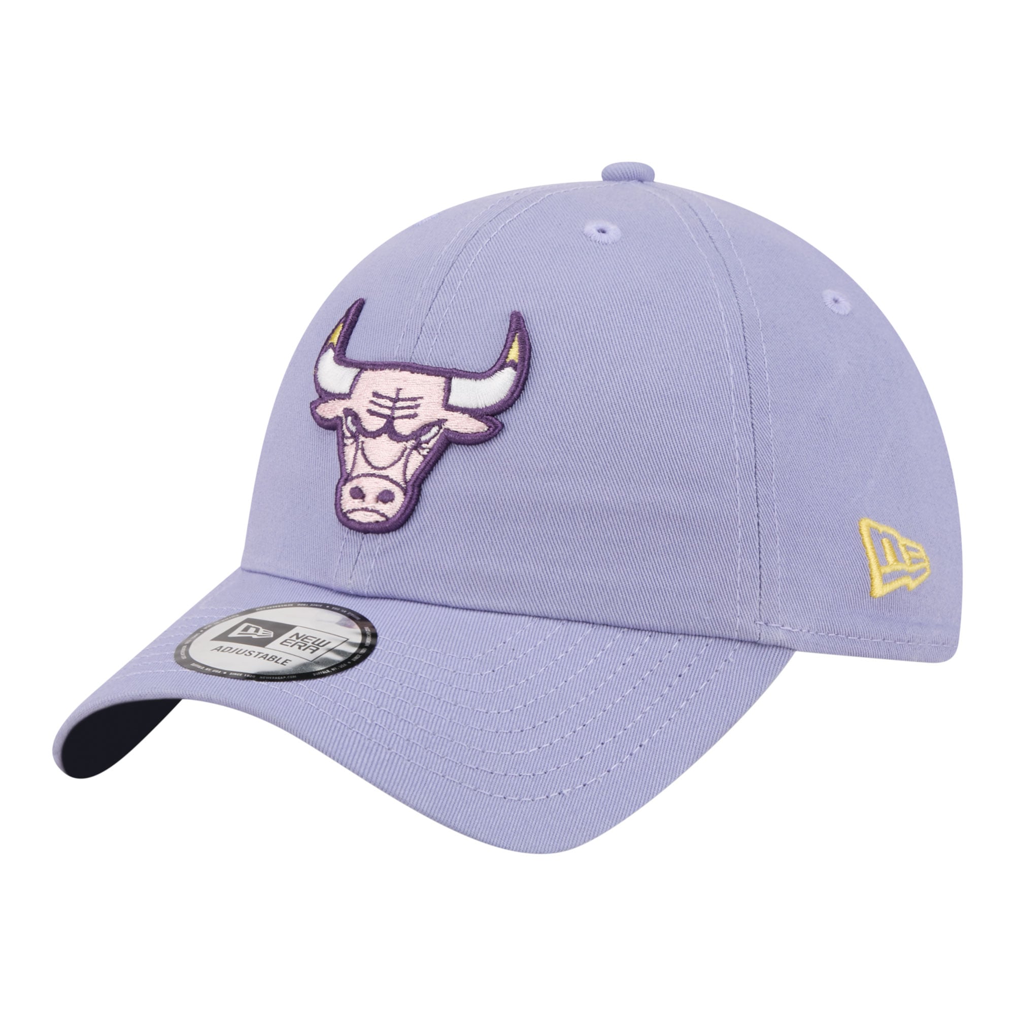 Men's New Era Lavender Chicago Bulls Lavender Pack Casual Classic Adjustable Hat