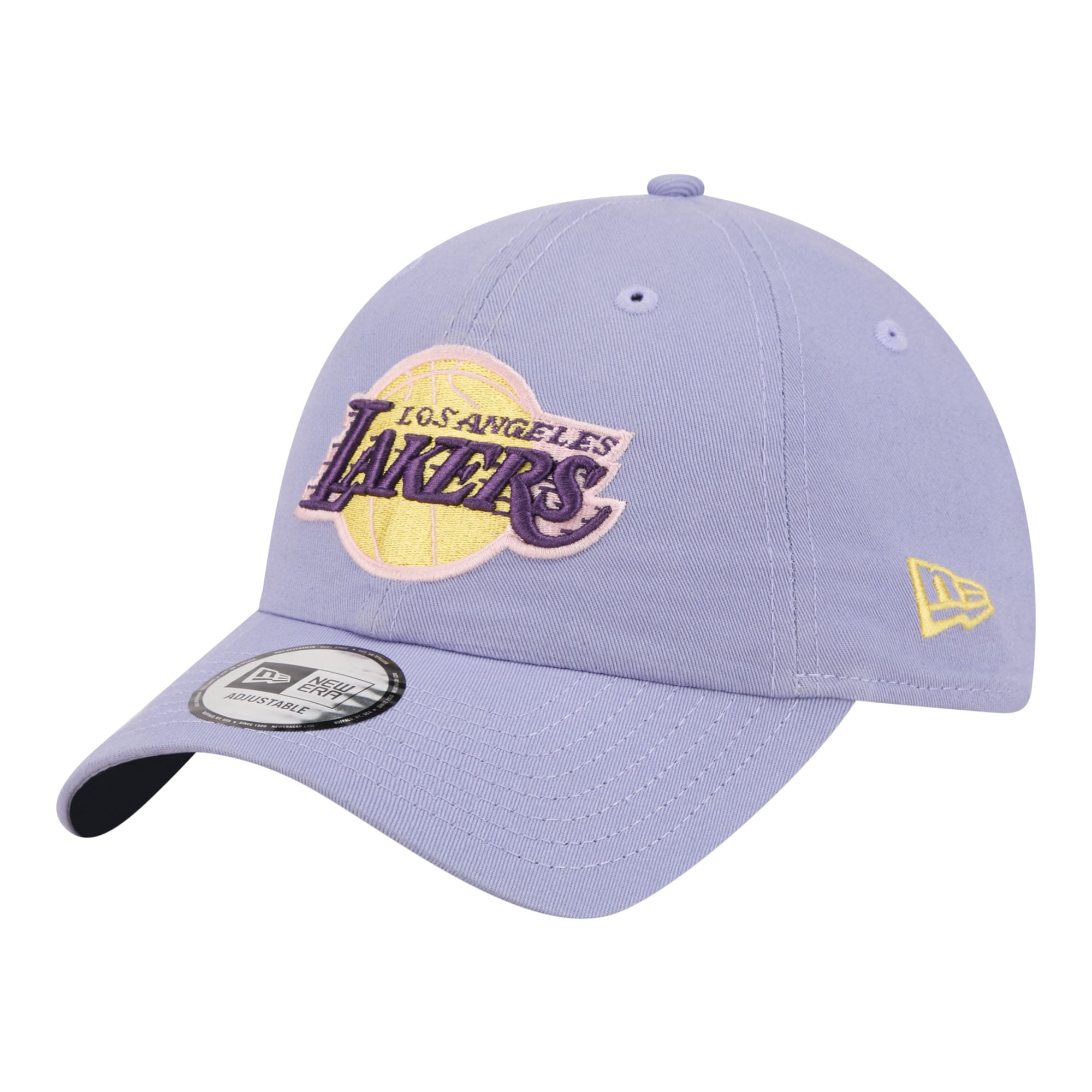 Men's New Era Lavender Los Angeles Lakers Lavender Pack Casual Classic Adjustable Hat