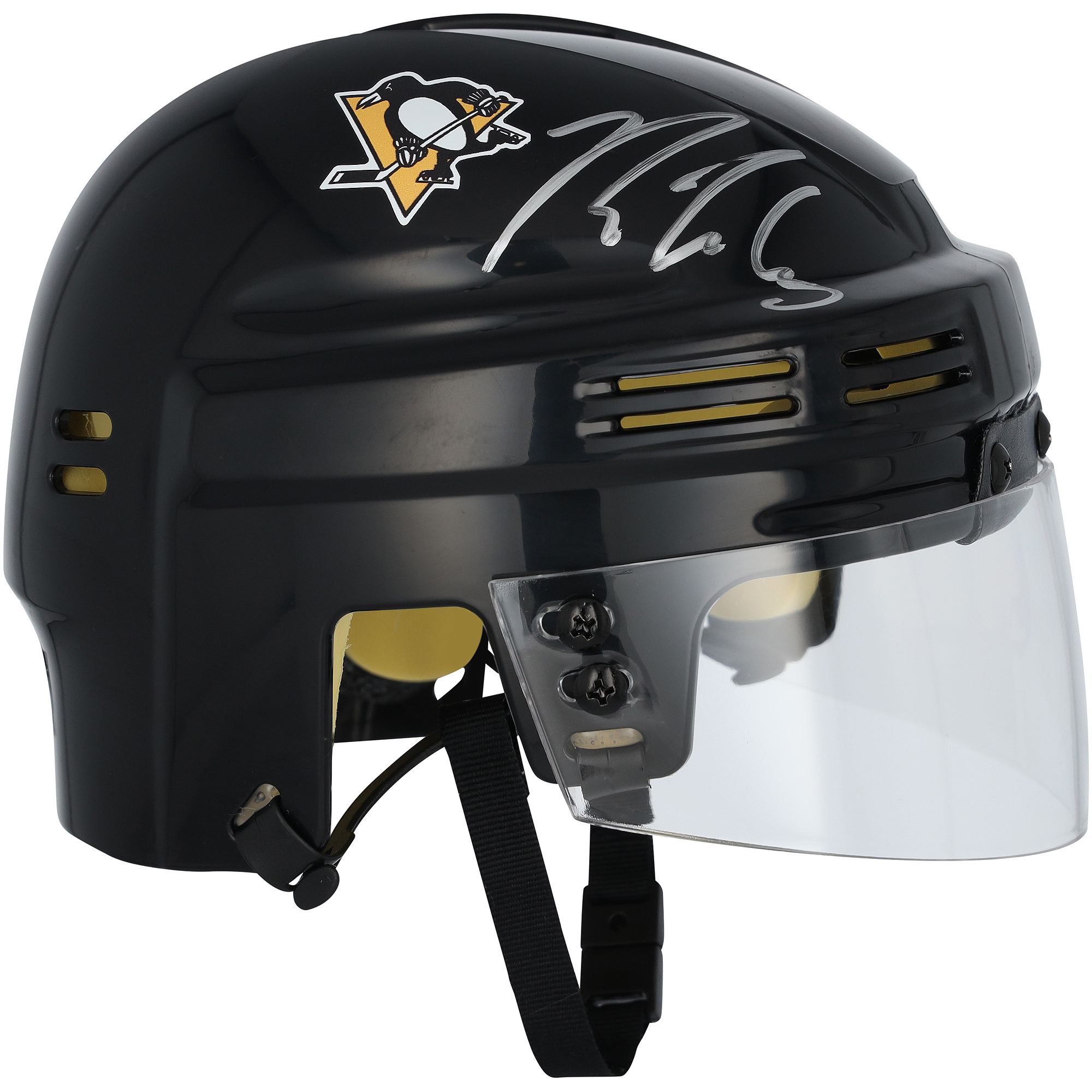 Ryan Whitney Pittsburgh Penguins Autographed Black Mini Helmet