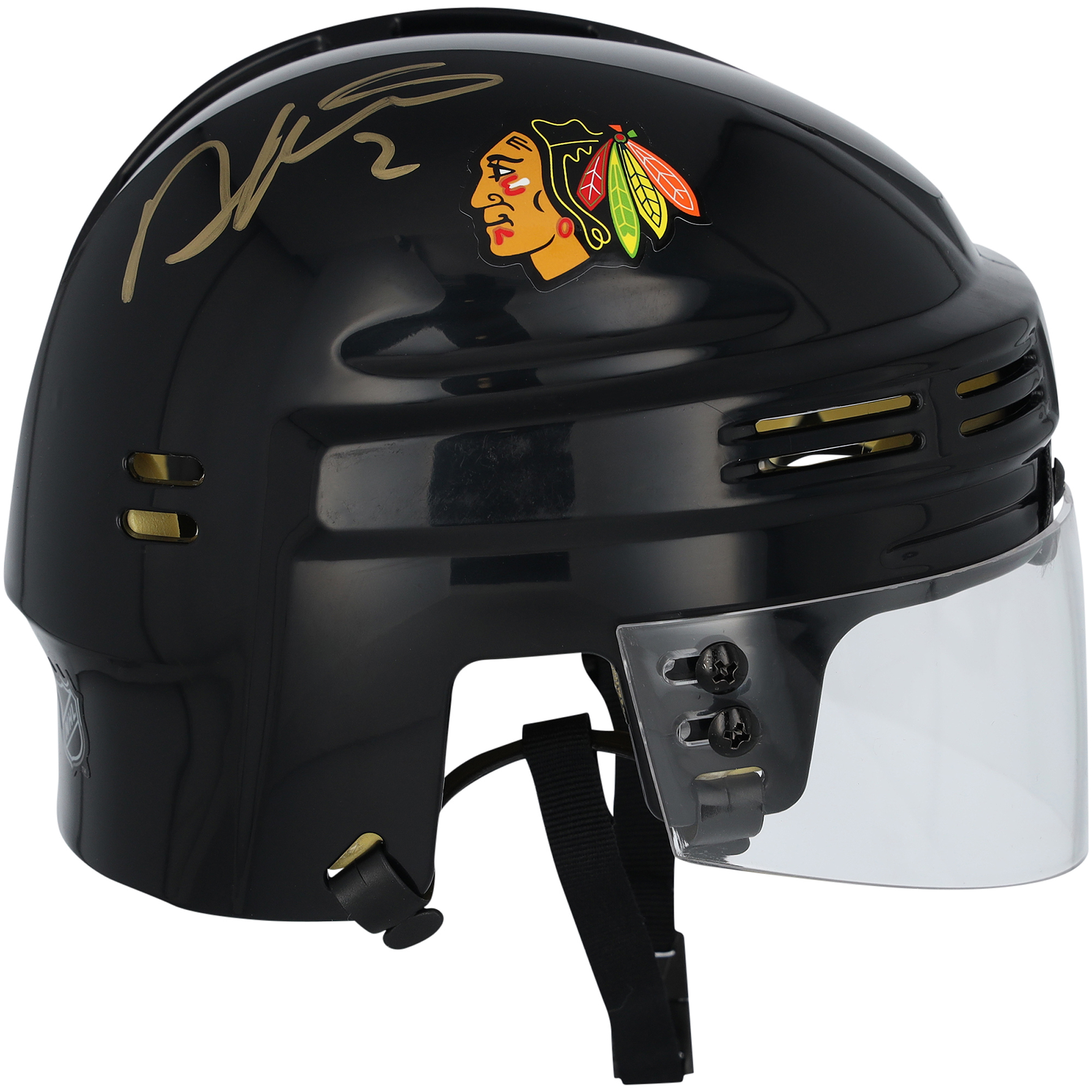 Duncan Keith Chicago Blackhawks Autographed Black Mini Helmet