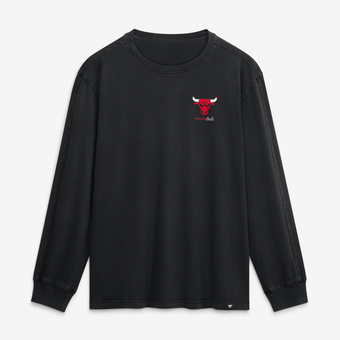 Men's Fanatics  Black Chicago Bulls Coaching Time Long Sleeve T-Shirt