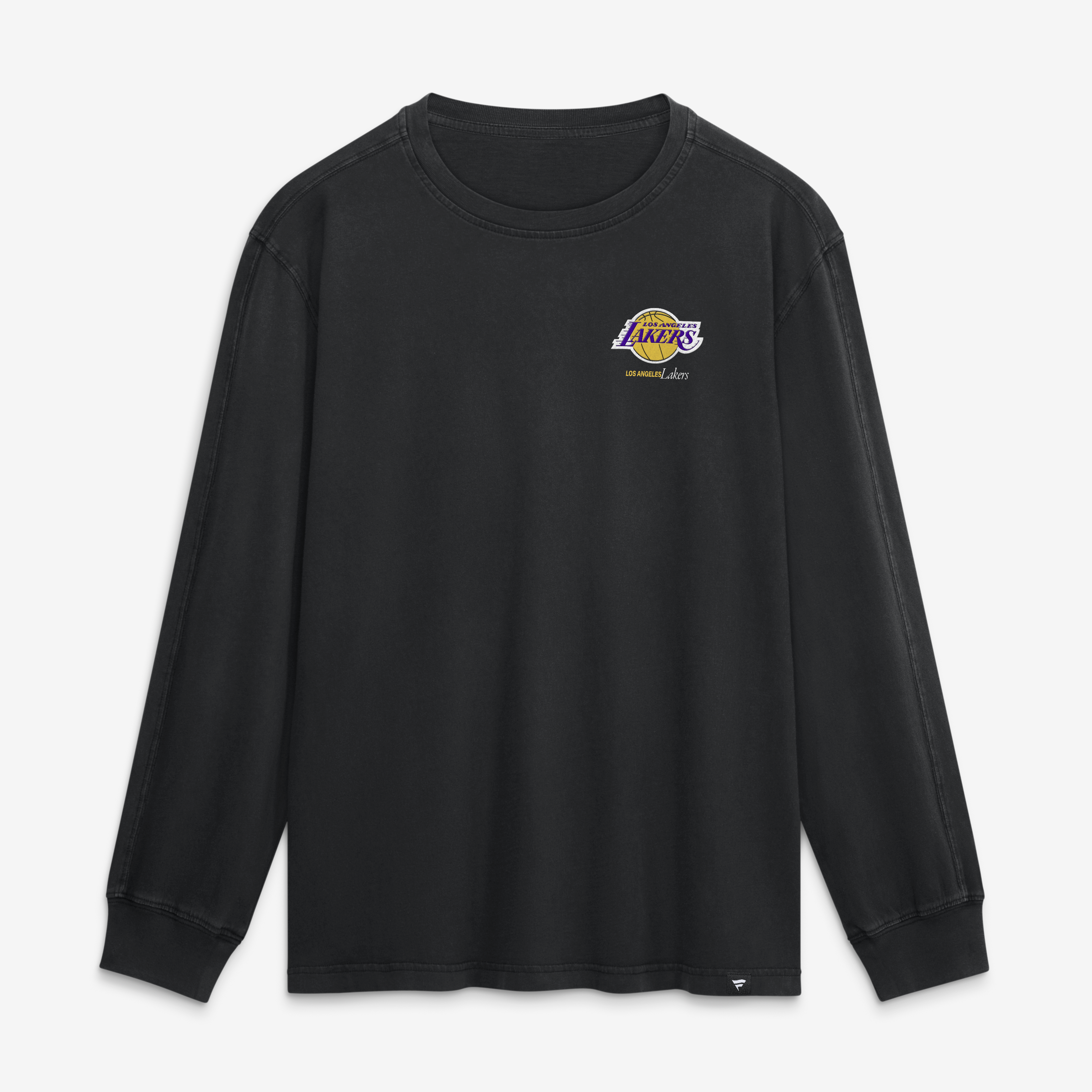 Men's Fanatics  Black Los Angeles Lakers Coaching Time Long Sleeve T-Shirt