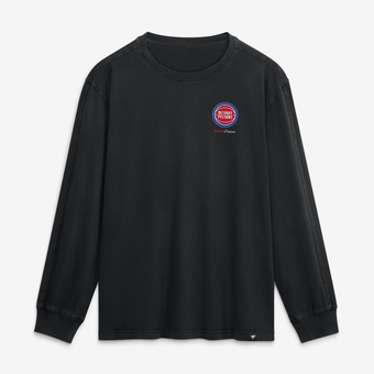 Men's Fanatics  Black Detroit Pistons Coaching Time Long Sleeve T-Shirt