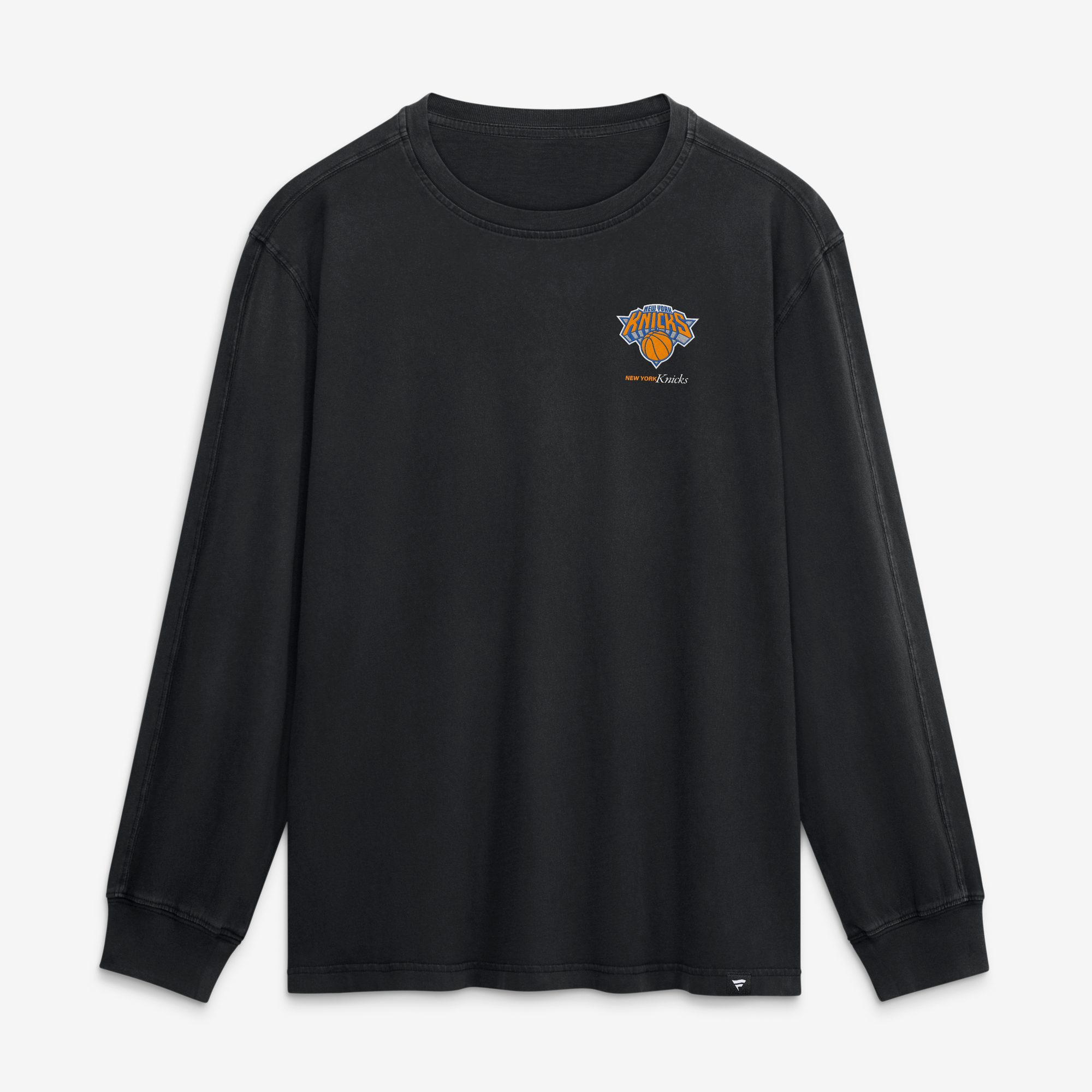 Men's Fanatics Black New York Knicks Coaching Time Long Sleeve T-Shirt
