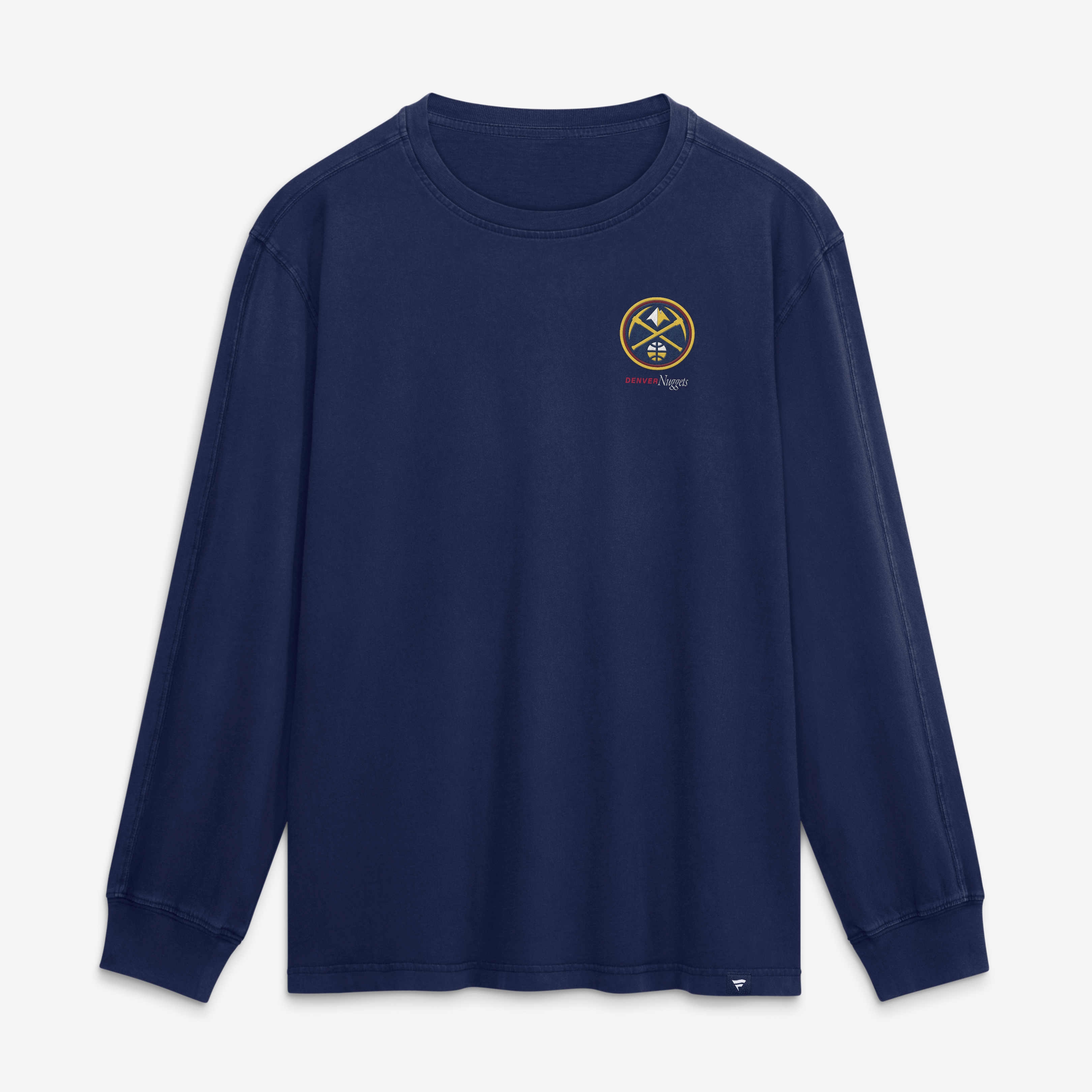 Men's Fanatics Navy Denver Nuggets Coaching Time Long Sleeve T-Shirt