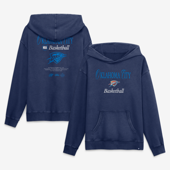 Men's Fanatics  Navy Oklahoma City Thunder Balanced Attack Washed Hoodie