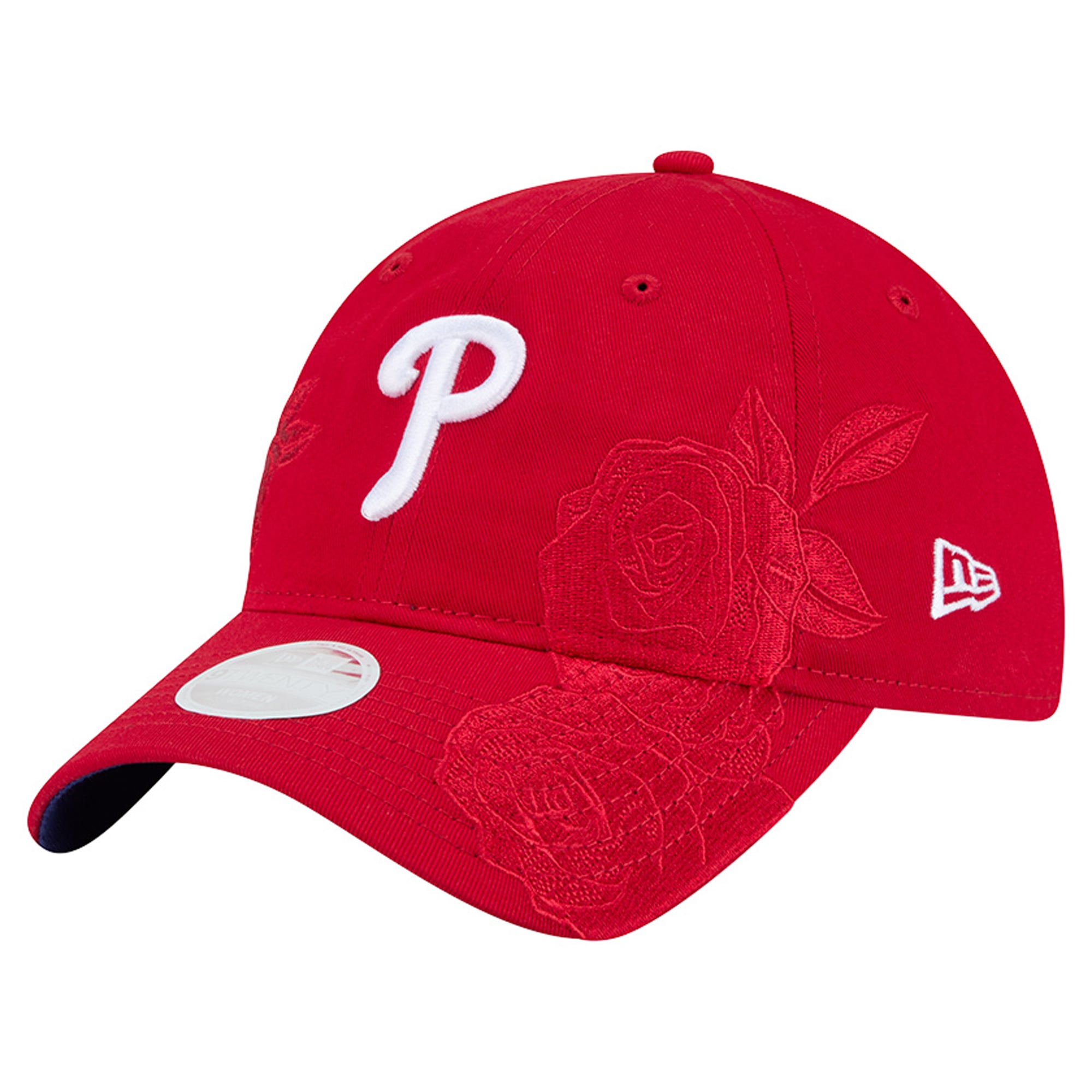 Women's New Era Red Philadelphia Phillies Roses 9TWENTY Adjustable Hat