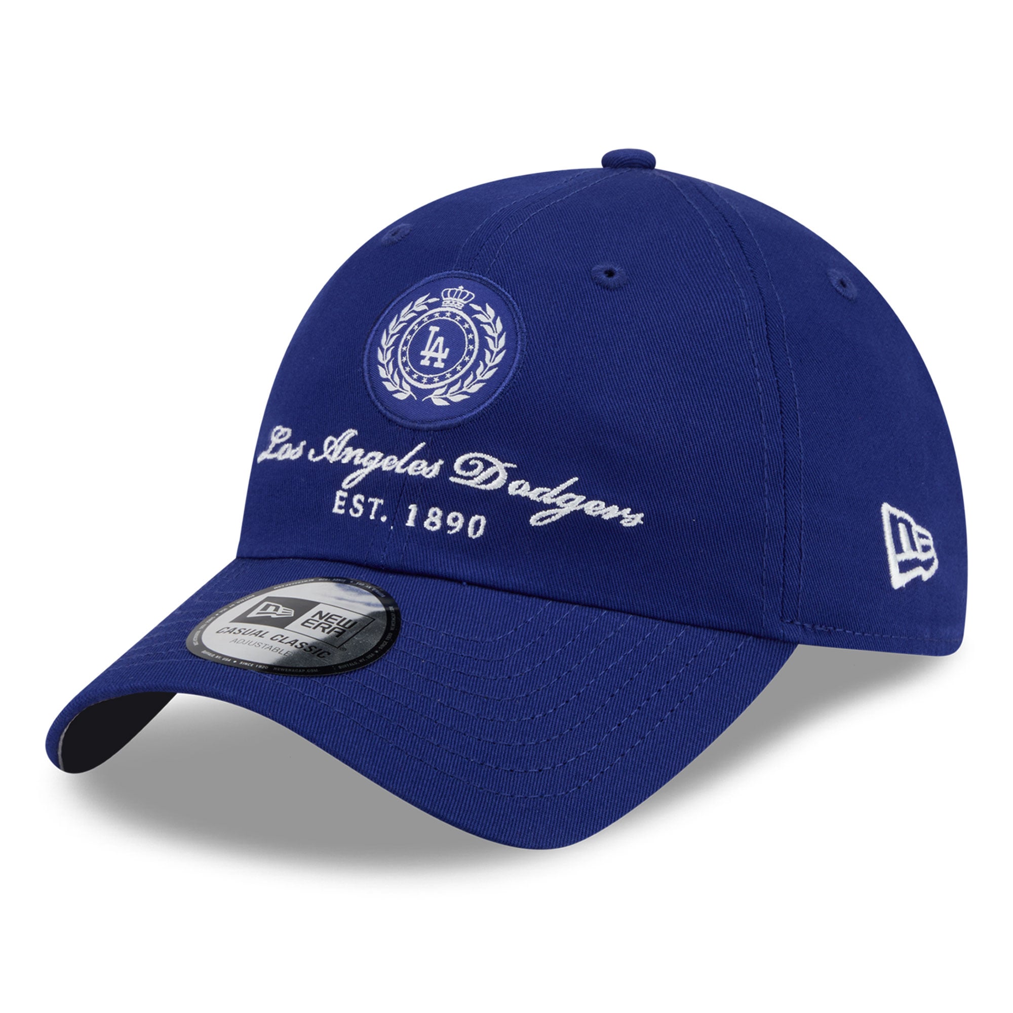 Women's New Era Royal Los Angeles Dodgers Script Patch Casual Classic Adjustable Hat