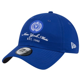 Women's New Era Royal New York Mets Script Patch Casual Classic Adjustable Hat