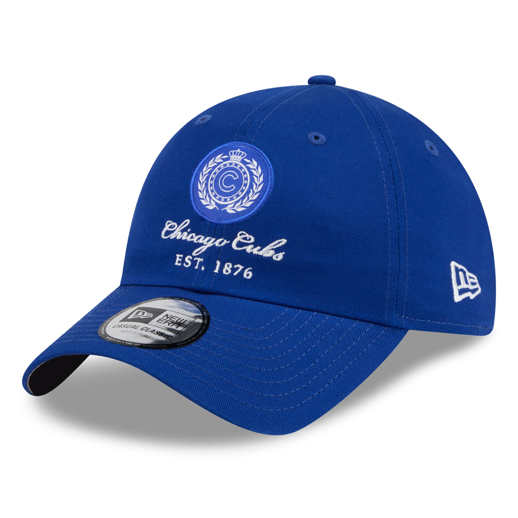 Women's New Era Royal Chicago Cubs Script Patch Casual Classic Adjustable Hat