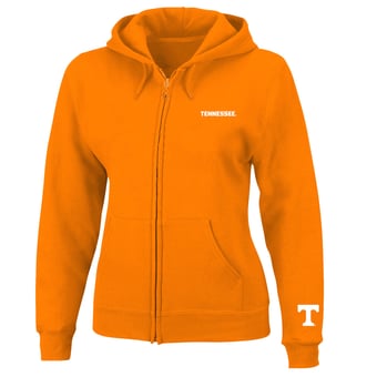Women's Profile  Tennessee Orange Tennessee Volunteers Plus Size Full-Zip Hooded Jacket